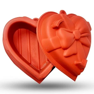 قالب سیلیکونی باکس شکلات قلبی