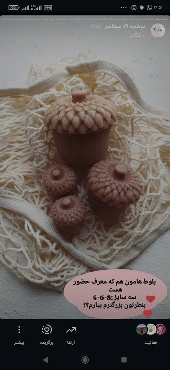 قالب سیلیکونی بلوط