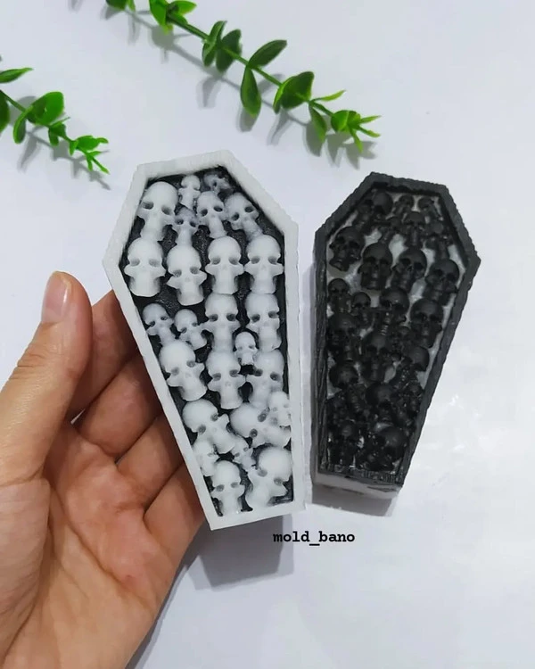 قالب سیلیکونی تابوت جمجمه