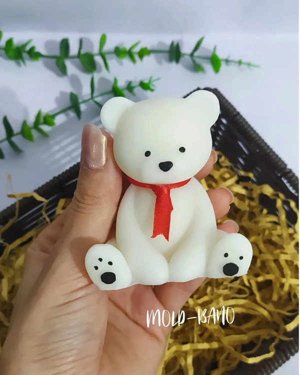 قالب سیلیکونی خرسی تدی