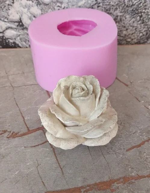 قالب سیلیکونی رز باز