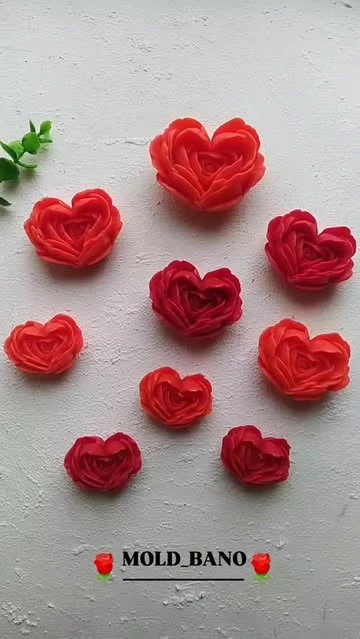 قالب سیلیکونی رز قلبی