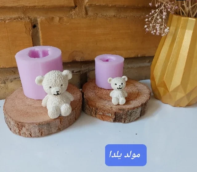 قالب سیلیکونی ست دوتایی تدی