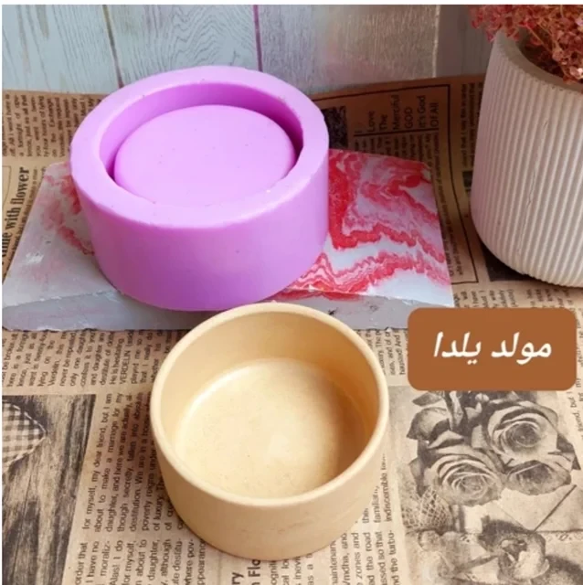 قالب سیلیکونی شات استوانه ای
