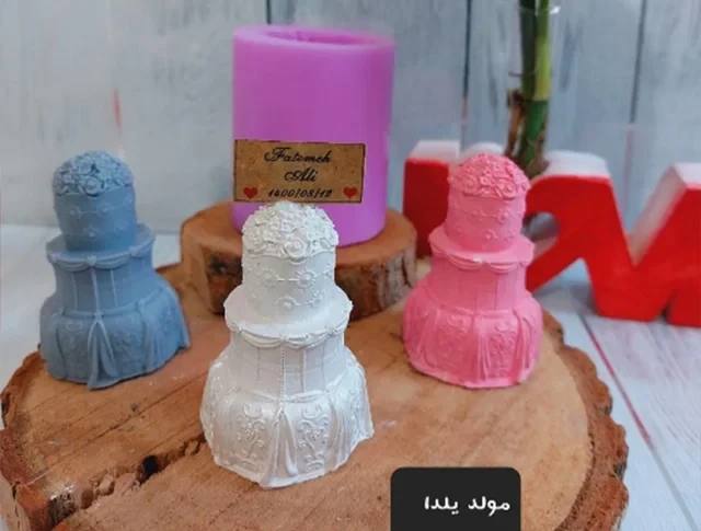 قالب سیلیکونی کیک عروسی گیفتی ۱