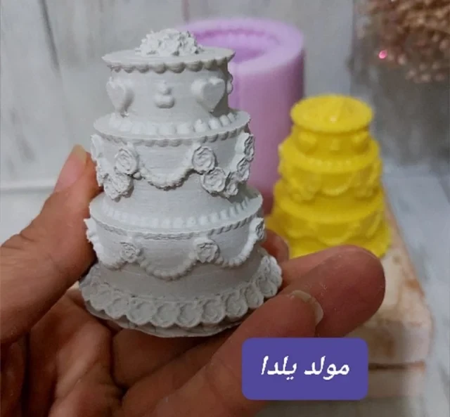 قالب سیلیکونی کیک عروسی گیفتی ۲