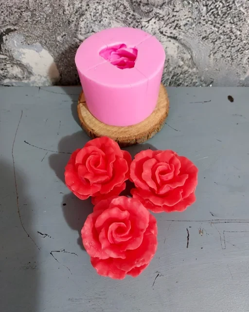 قالب سیلیکونی گل رز روسی ۲