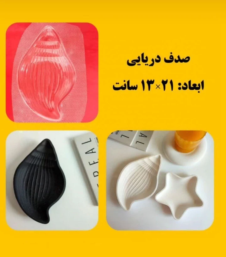 قالب طلقی صدف دریایی