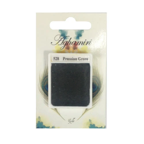 قرص آبرنگ آقامیری مدل prussian green 528