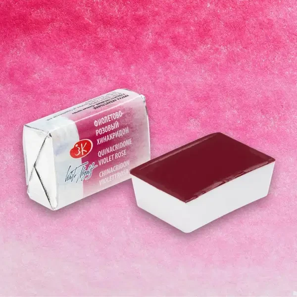 قرص آبرنگ سنت پترزبورگ کد 11622 Quinacridone Violet Rose