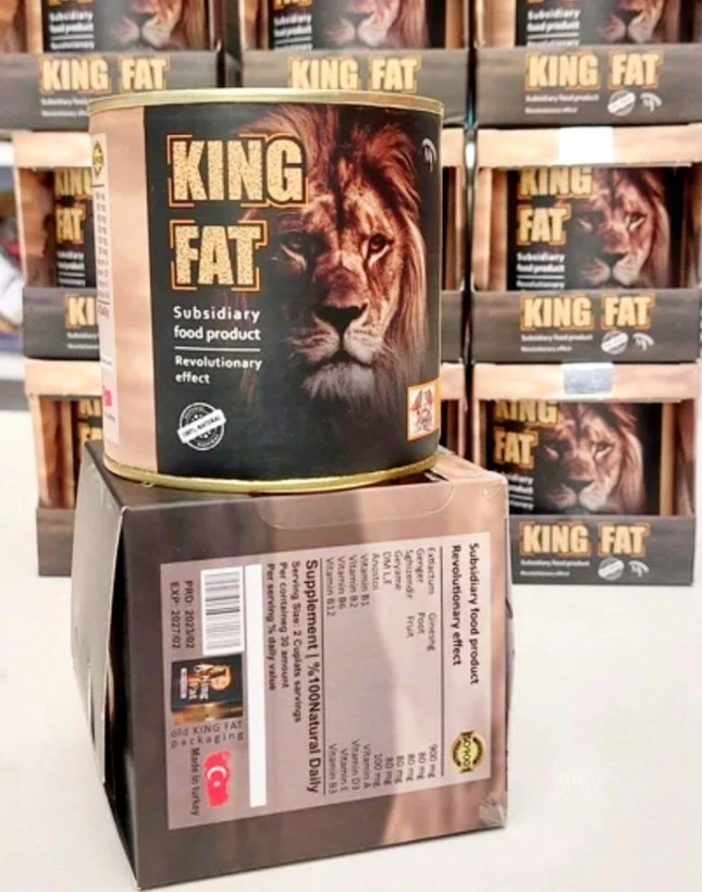 قرص افزایش وزن و اشتها آور کینگ king ۹۰ عددی