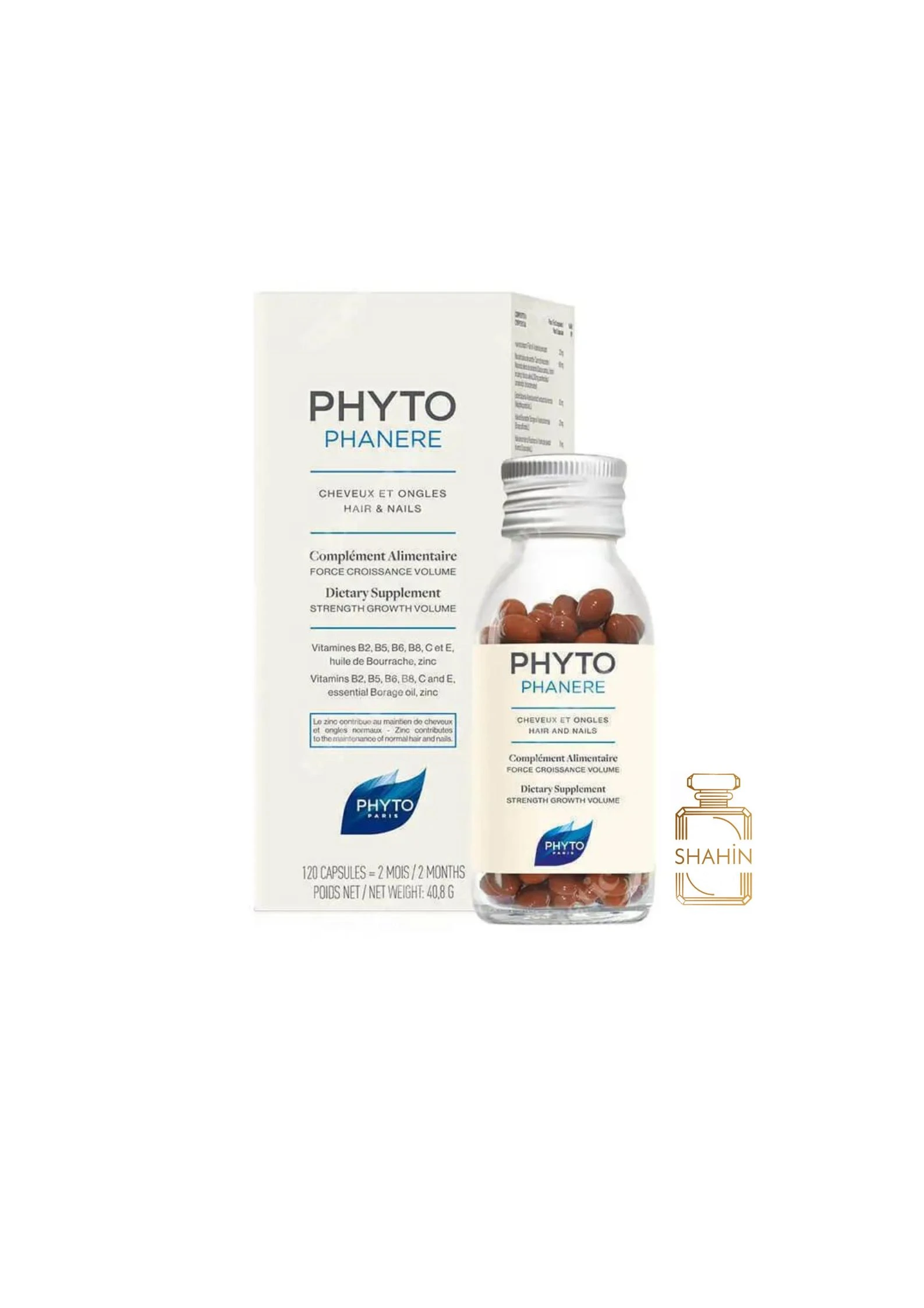 قرص تقویت مو و ناخن فیتو فانر Phyto Phanere Hair And Naile