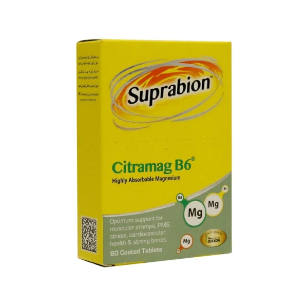 قرص سوپرابیون سیترا مگ B6 بسته ۶۰ عددی