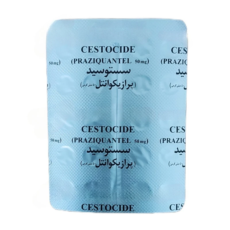 قرص ضد انگل حیوانات مدل cestocide بسته 20 عددی