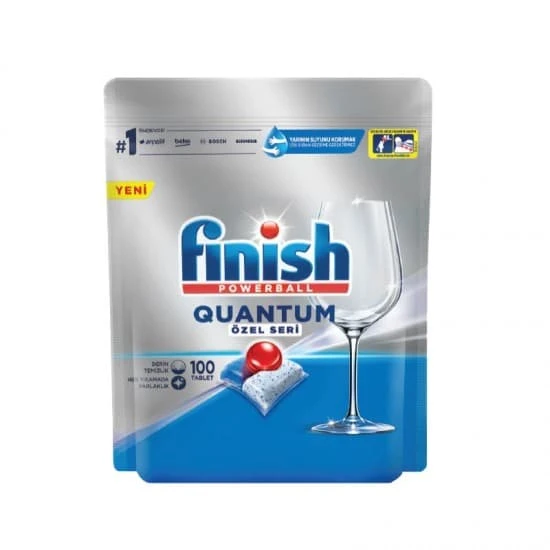 قرص ظرفشویی FINISH QUANTOM POWERBALL بسته 100 عددی