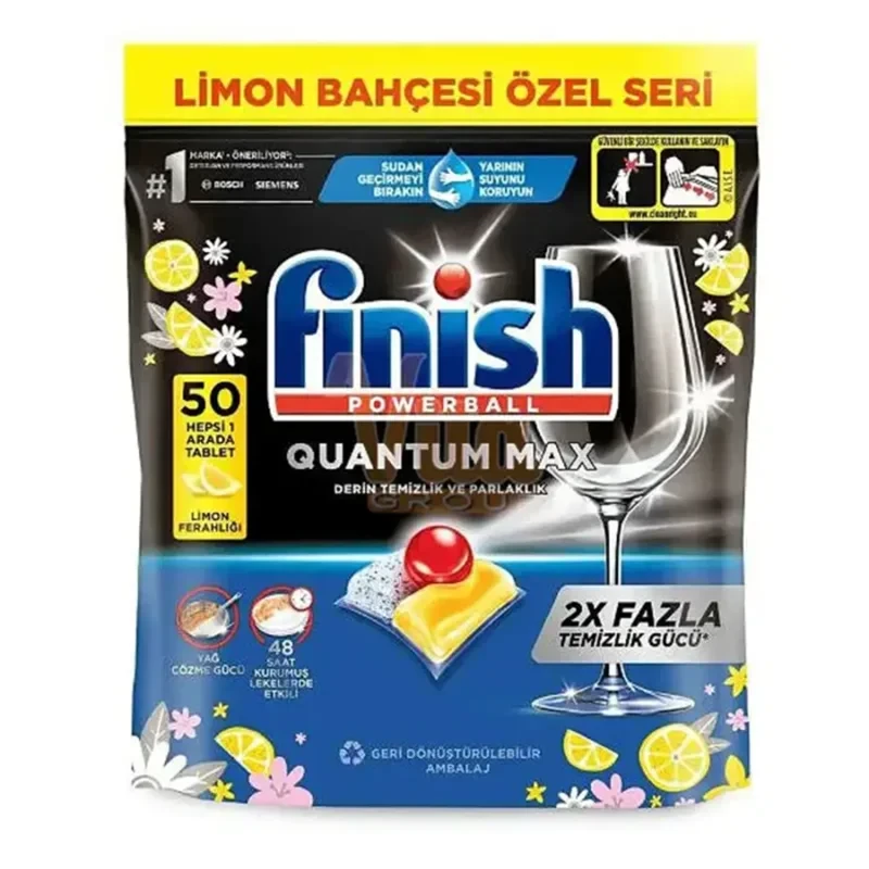 قرص ظرفشویی کوانتوم مکس 50 تایی FINISH
