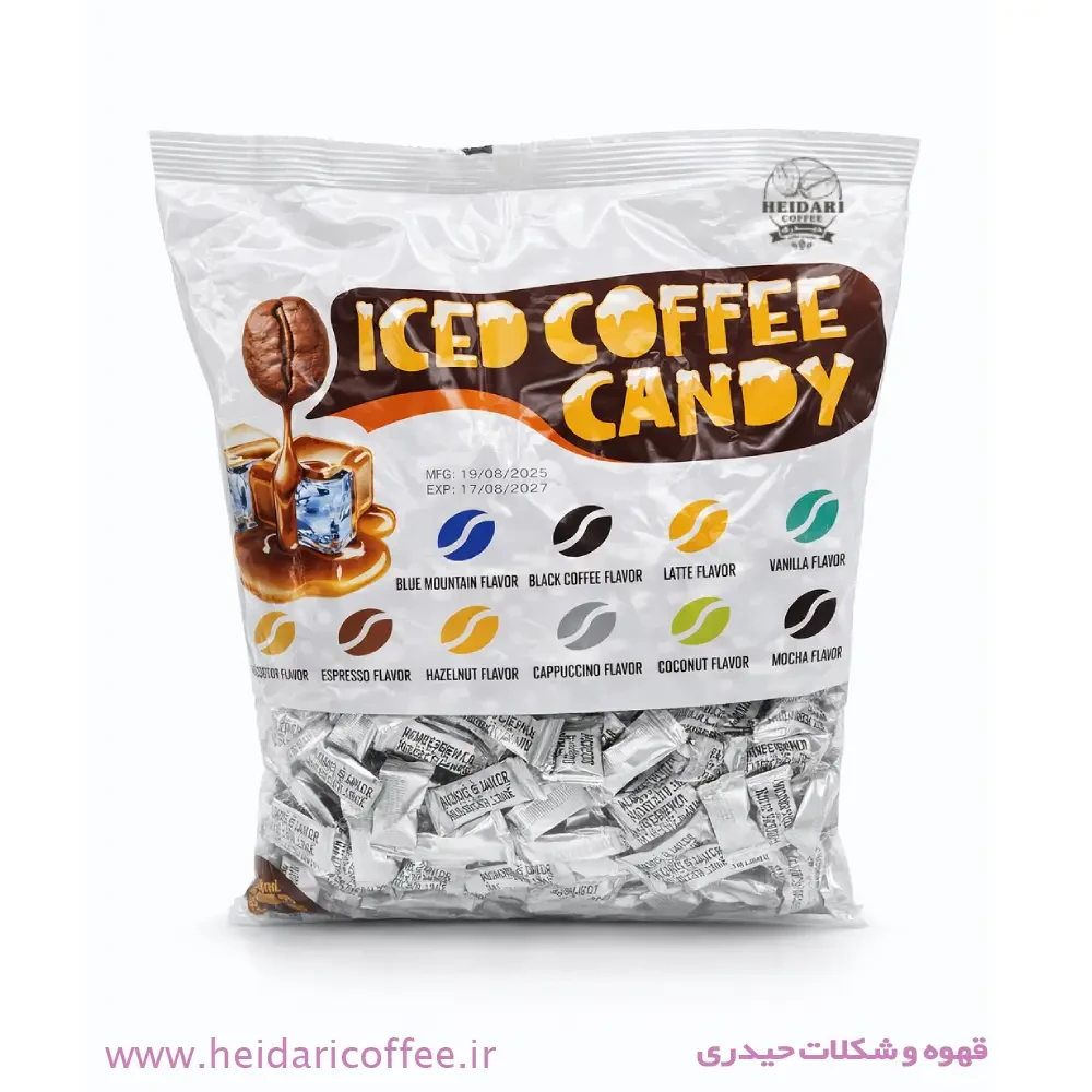 قرص قهوه آیسد کافی (Iced Coffee Candy) بسته یک کیلویی
