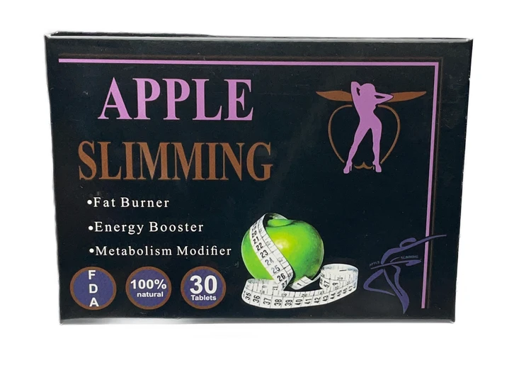 قرص لاغری اپل اسلیمینگ جدید اصل Apple Slimming | چربی‌سوز قوی و کاهش اشتهای سریع