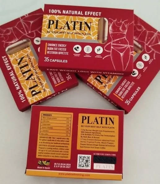 قرص لاغری پلاتین قرمز ۳۵ عددی | PLATIN Slimming | چربی‌سوز قوی و کاهش اشتها