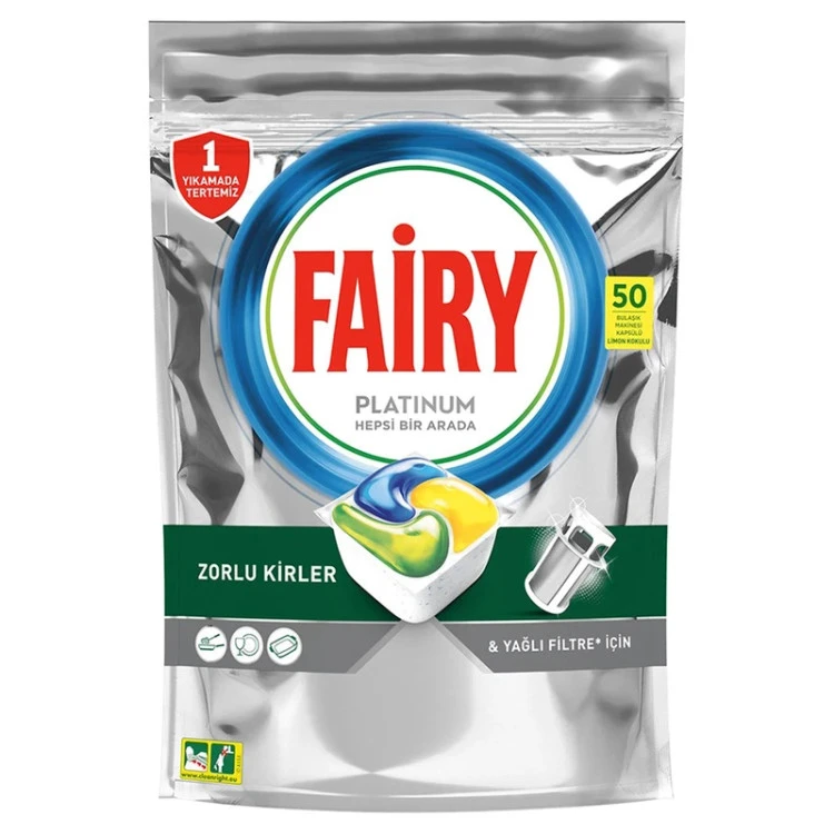 قرص ماشین ظرفشویی 50عددی فیری Fairy Platinum