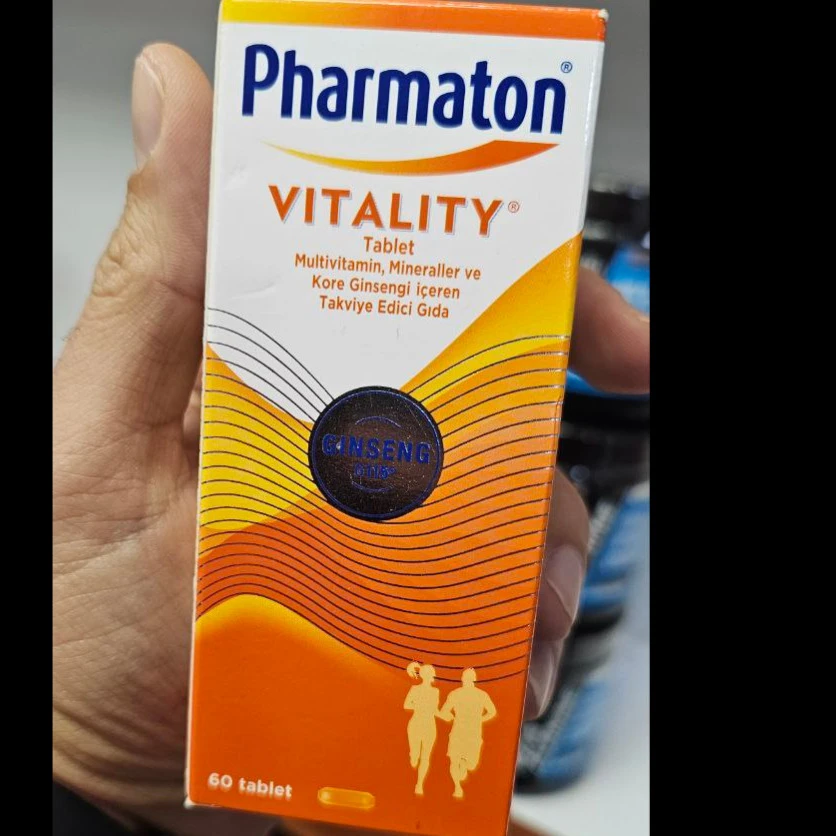 قرص مولتی ویتامین و مینرال فارماتون ویتالیتی (Pharmaton Vitality) – حاوی عصاره جینسینگ G115 – بسته 60 عددی