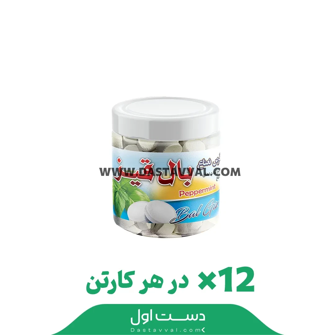 قرص نعناع لیوانی ۱۶۰ گرمی – ۱۲ عدد در هر کارتن