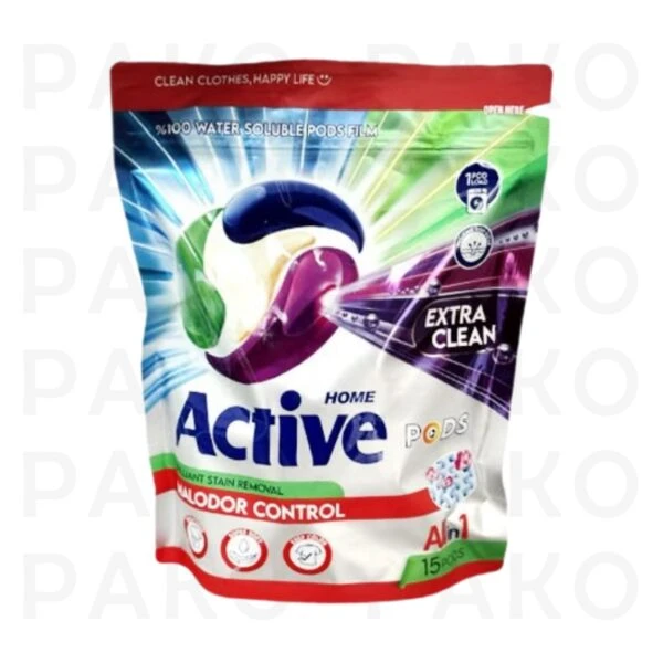 قرص پاد لباسشويي اكتيو 15 عددي active