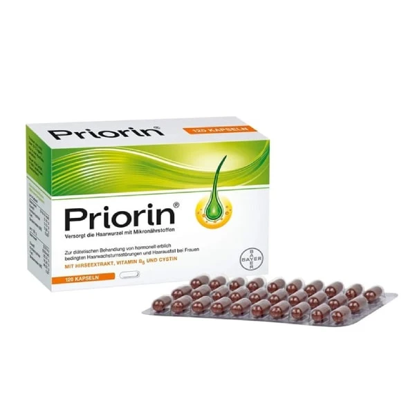قرص (کپسول) پریورین بایر آلمانی اصل (Priorin Kapseln)(اورجینال100%)
