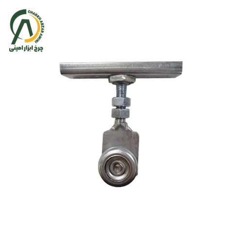 قرقره (بلبرینگ) بالای درب 2 چرخ 5×5 درجه یک