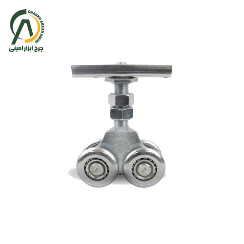 قرقره (بلبرینگ) بالای درب 4 چرخ 5×5 درجه یک