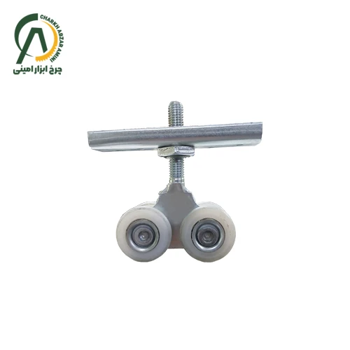 قرقره (بلبرینگ) بالای درب تفلون روکش دار 4 چرخ 4×4 درجه یک