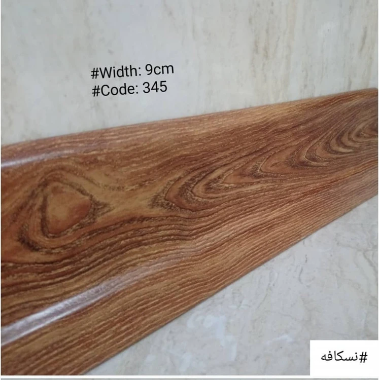 قرنیز پی وی سی 9cm رنگ چام تیره کاپوچینو