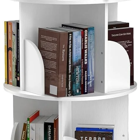 قفسه کتاب چرخشی 4طبقه