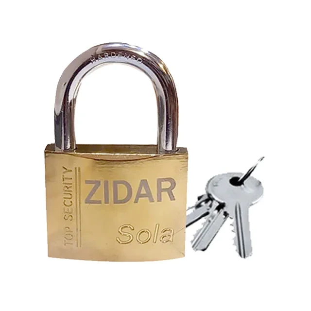قفل آویز زیدار مدل سولا سایز 75
