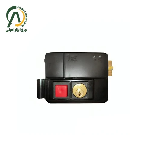 قفل حیاطی برقی داخل بازشو کلید کامپیوتری تسا مدل 7074