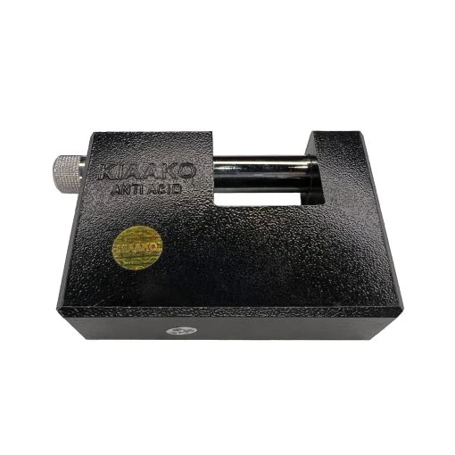 قفل کتابی ضد سرقت مشکی سایز 100 KIAAKO