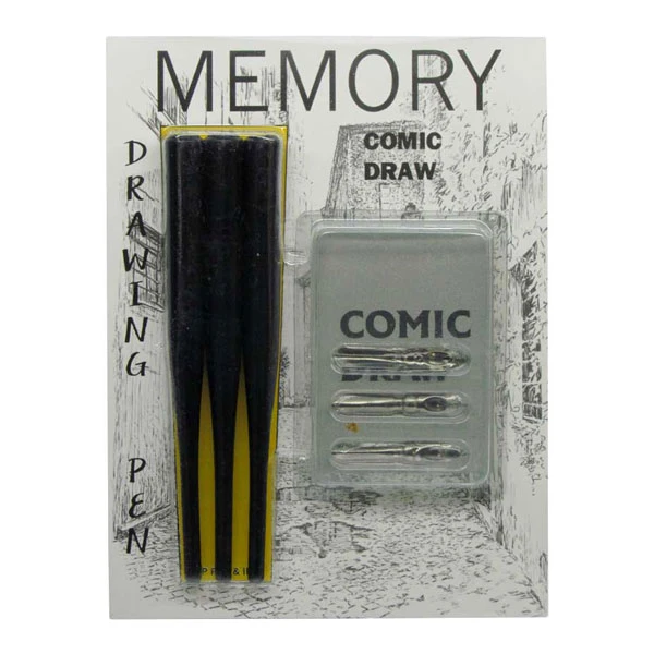 قلم خوشنویسی فلزی MEMORY (بسته 6 عددی)