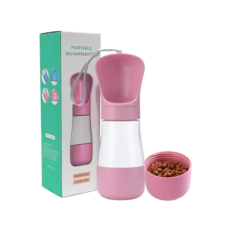 قمقمه آب و غذای سگ و گربه 490ML