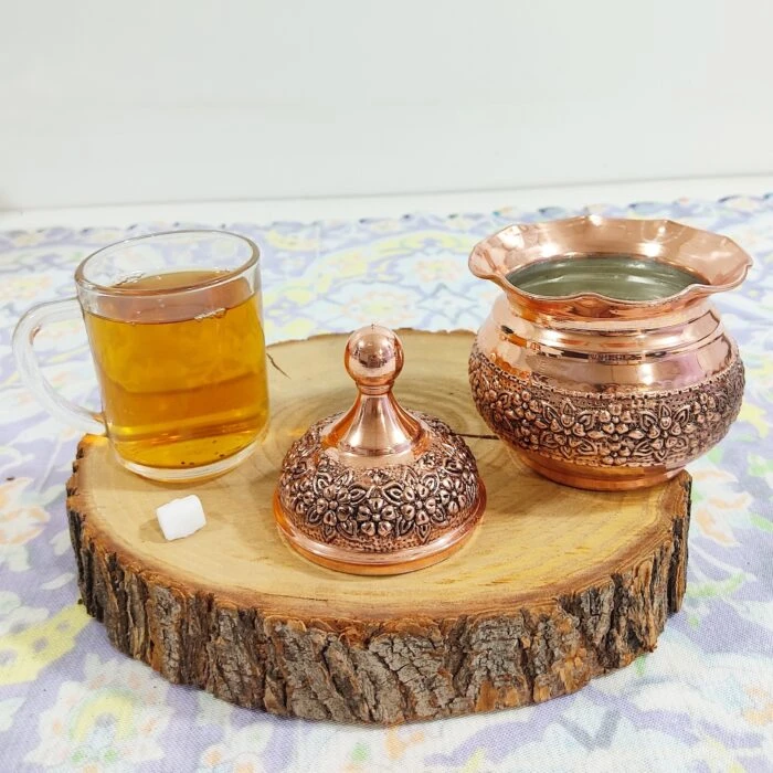 قندان مسی زنجان قلم رنگ ثابت ارسال رایگان