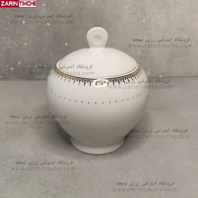 قندان چینی زرین مدل سپیدار