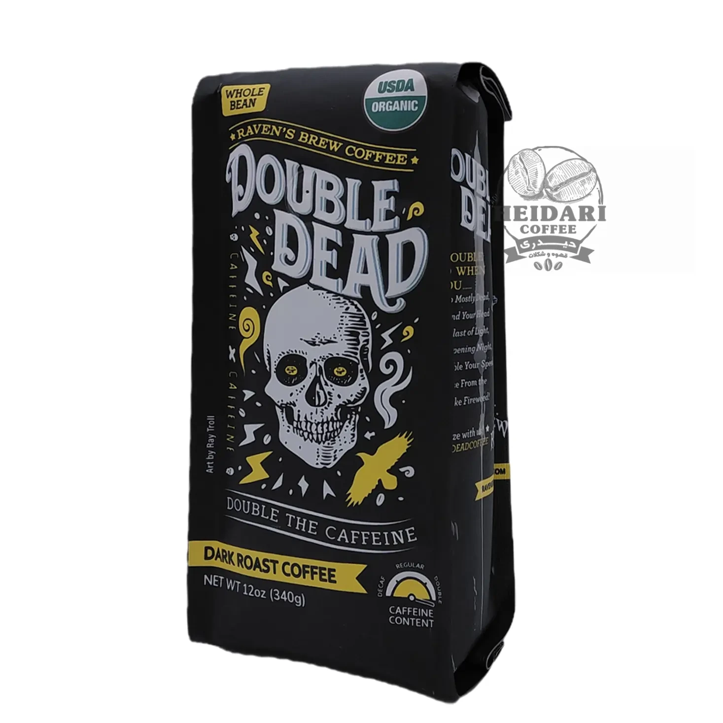 قهوه دوبل دد راونز |double dead| _ وزن 340 گرم