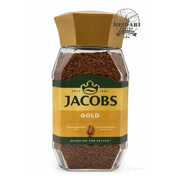 قهوه فوری جاکوبز JACOBS مدل گلد GOLD وزن 190 گرم