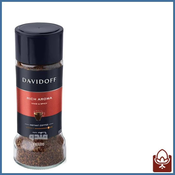 قهوه فوری دیویدف مدل ریچ آروما (Rich Aroma) – طعمی قوی و معطر از 100٪ عربیکا