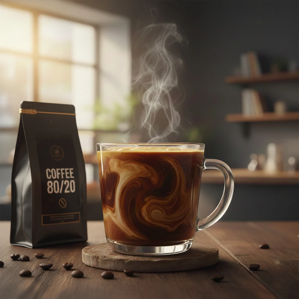 قهوه میکس 80 20