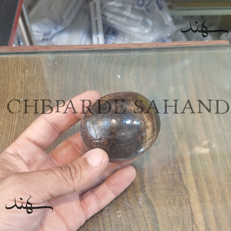 قپه چوبی قهوه ای سوخته مدل ساده