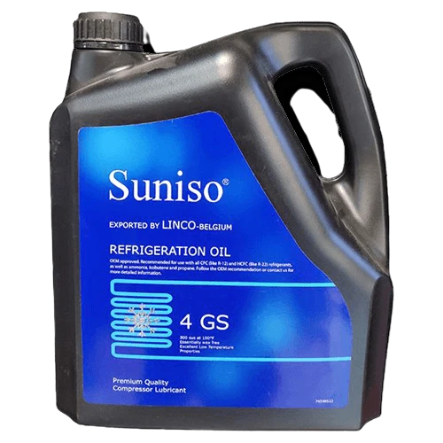 قیمت و خرید روغن کمپرسور 4gs برند سانیسو بلژیکی اصل Suniso