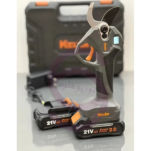 قیچی شارژی 21 ولت زوبر تیغە 4 سانت مدل v21-40mZuber 21V rechargeable scissors with a 4 cm blade