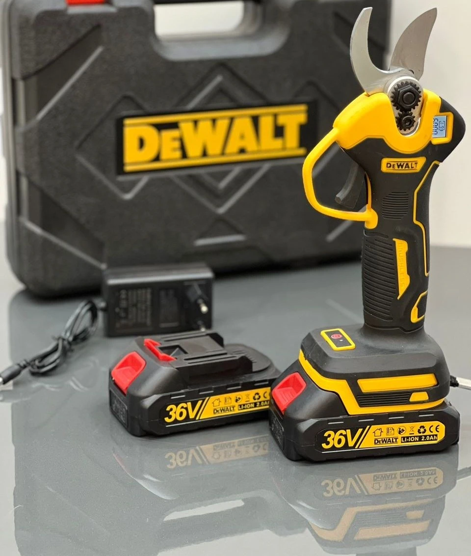 قیچی شارژی 36 ولت دو باطری طرح دیوالت DEWALT مدل XR36V ارسال با پست