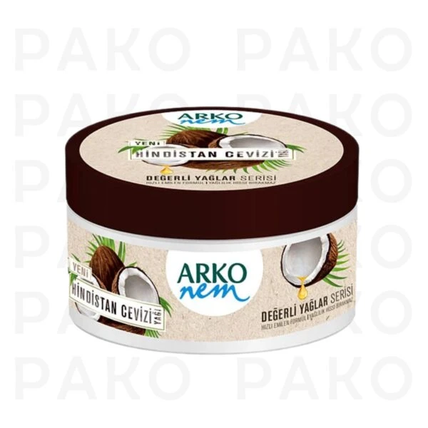 كرم مرطوب كننده آركو حاوي نارگيل حجم 250 ميل arkonem