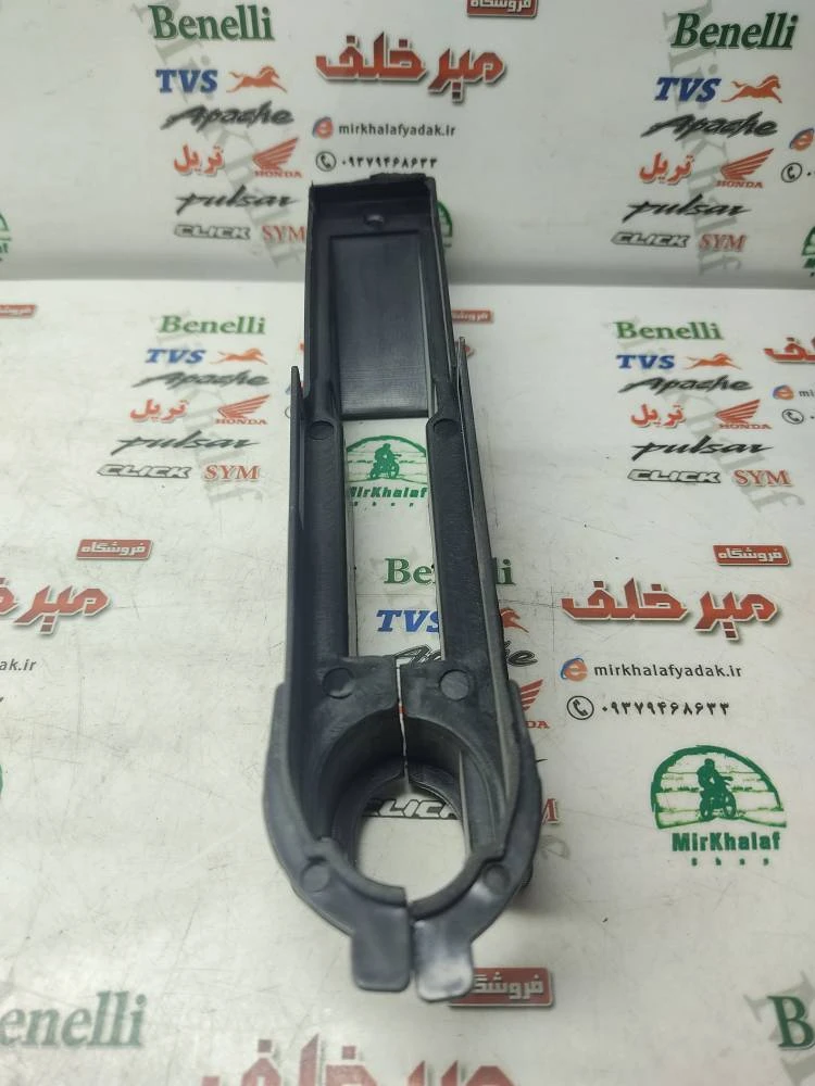لاستیک 2 دو شاخ ضربه گیر زنجیر موتور بی کلاچ طرح ویو (استخوانی)